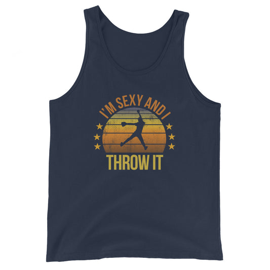 Funny Softball Fan Player Lover Quote Joke Sarcastic Phrase Gift Unisex Tank Top