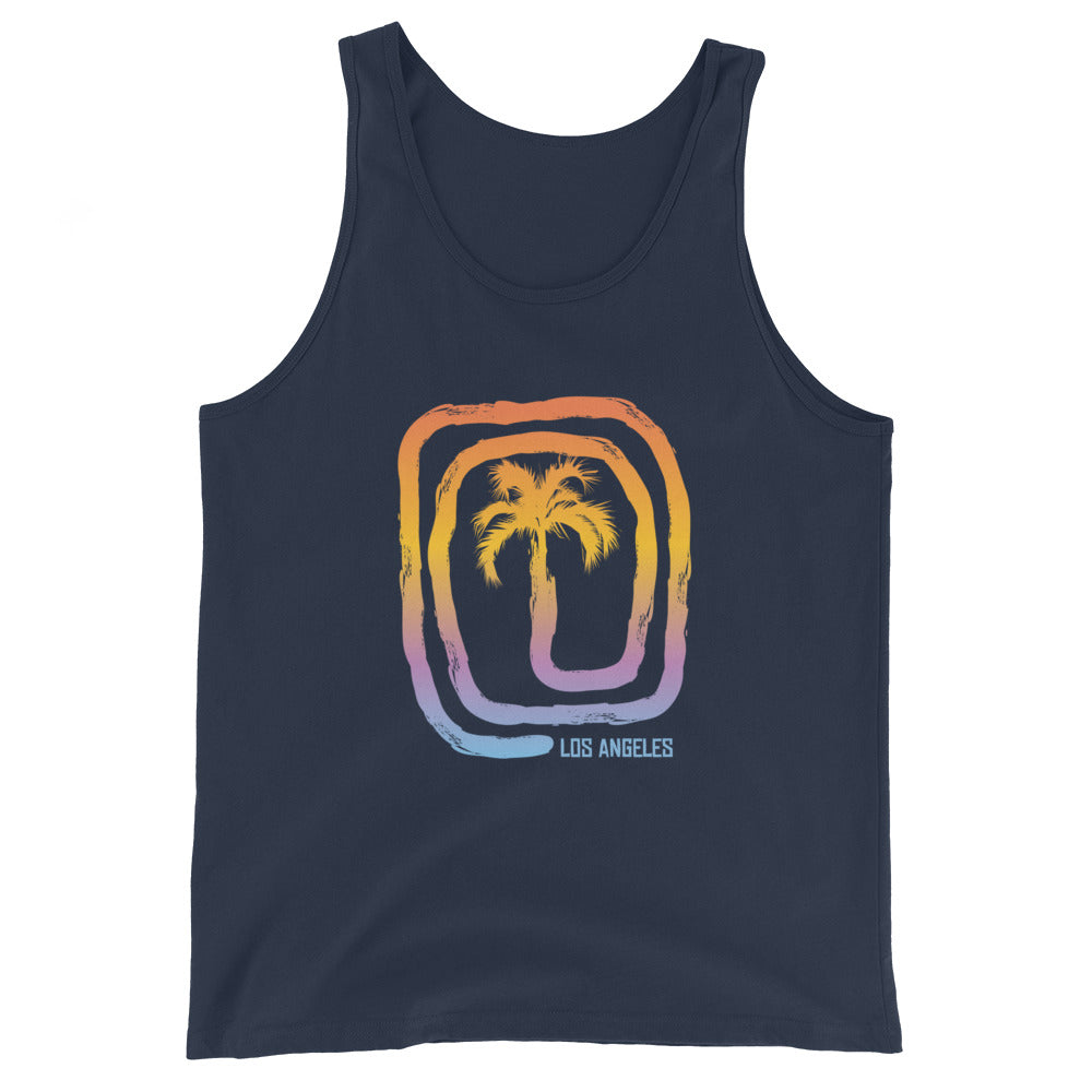 Cool Los Angeles California Beach Palm Tree Vacation Souvenir Unisex Tank Top