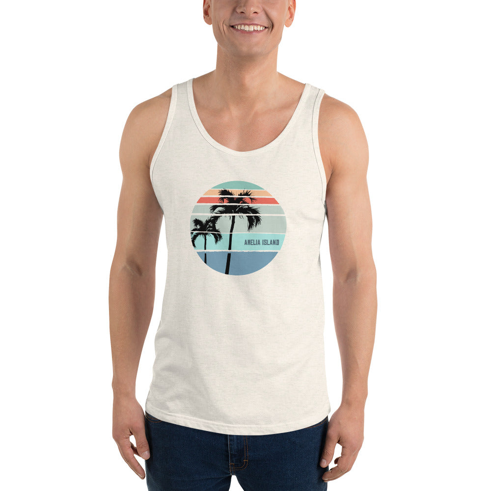 Amelia Island Florida Artistic Vacation Souvenir Unisex Tank Top