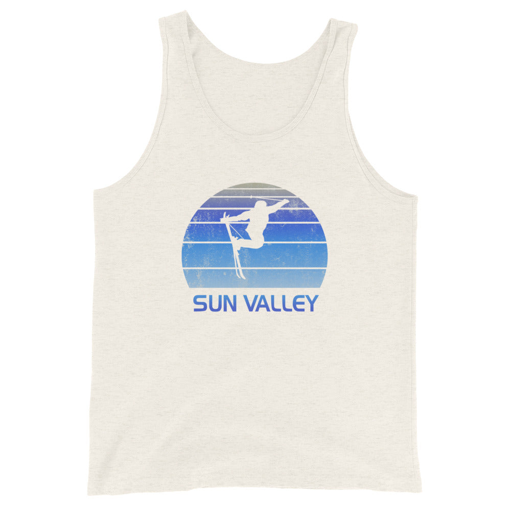 Retro Sun Valley Ski Fan Skier Gift Skiing Vintage Cool Unisex Tank Top