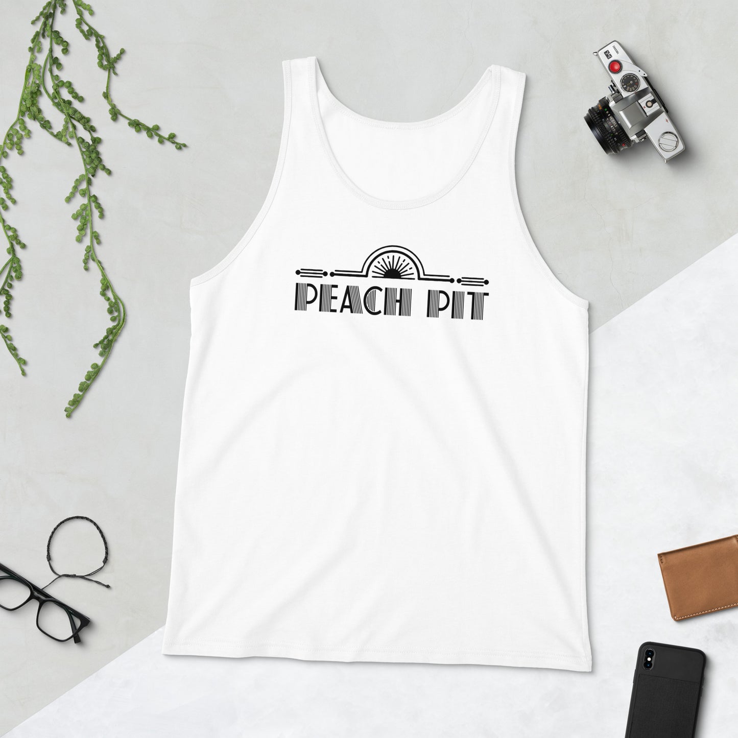 Peach Pit Unisex Tank Top Funny 90's TV Sitcom 90210