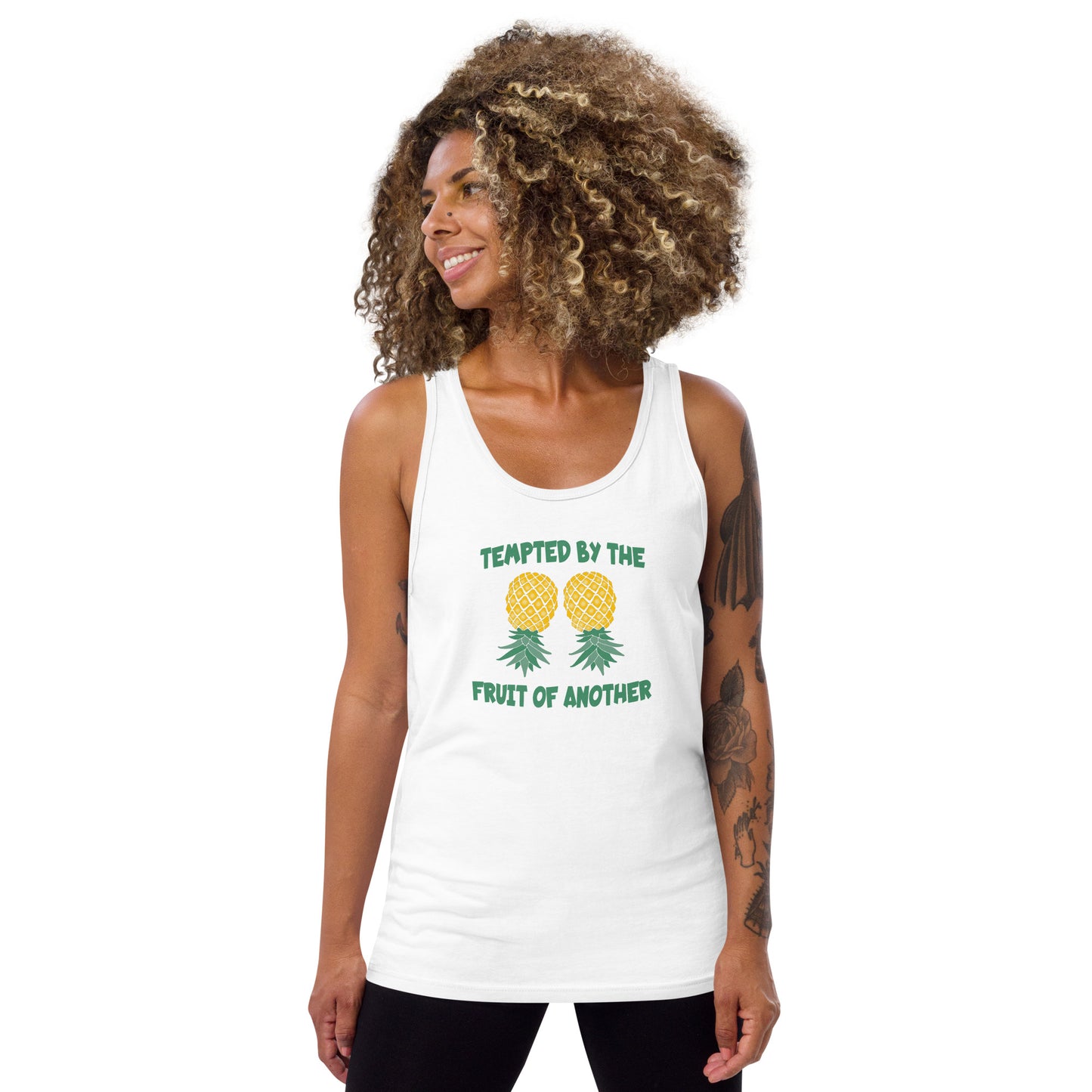 Funny Swinger Quote Unisex Tank Top Upside Down Pineapple Lifestyle