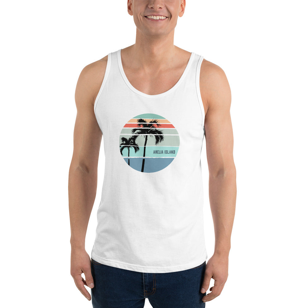 Amelia Island Florida Artistic Vacation Souvenir Unisex Tank Top