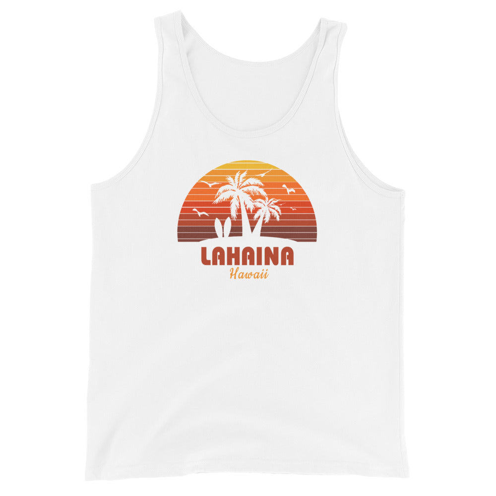 Cool Lahaina Maui Hawaii Beach Sunset Souvenir Unisex Tank Top