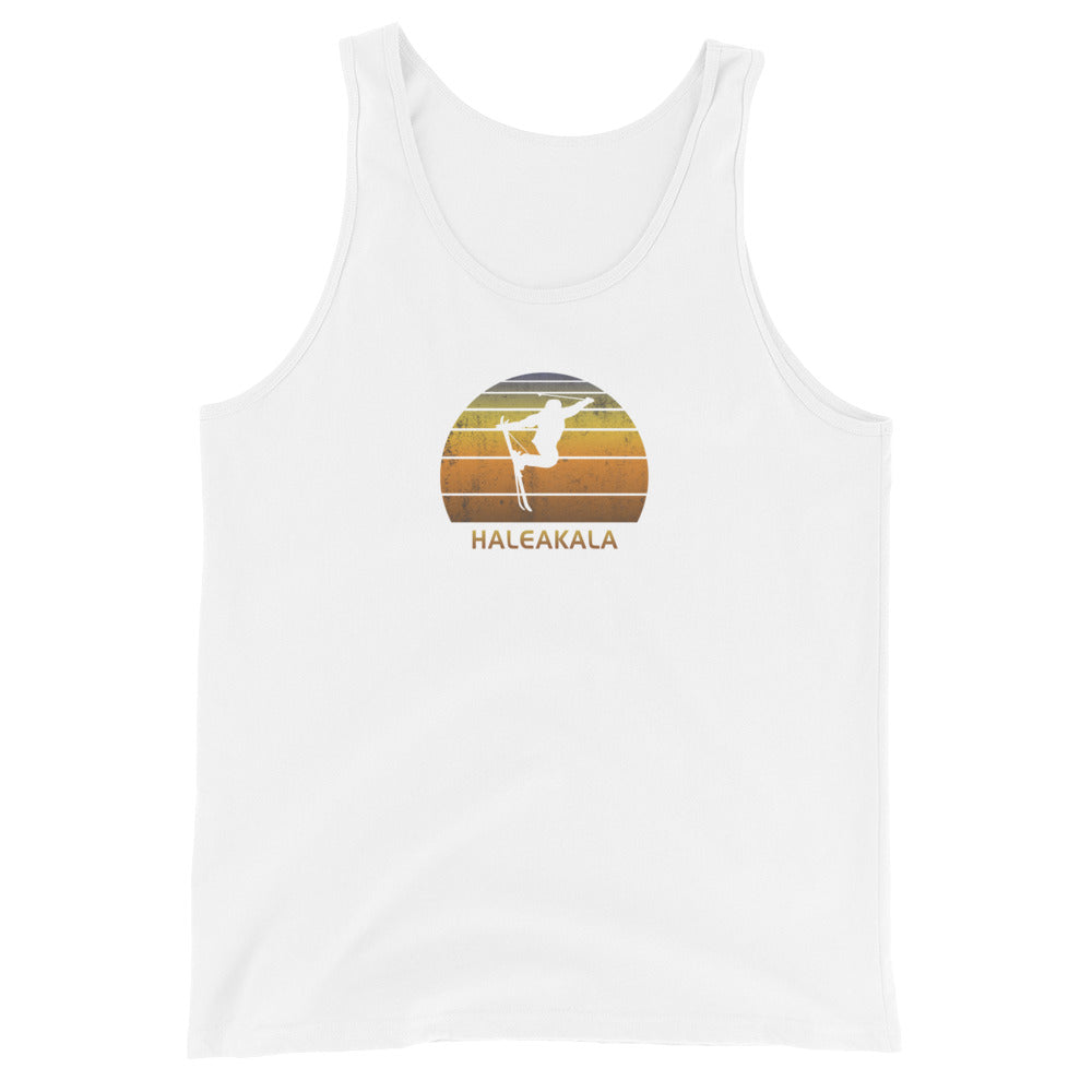 Vintage Ski Haleakala Maui Hawaii Hawaiian Unisex Tank Top