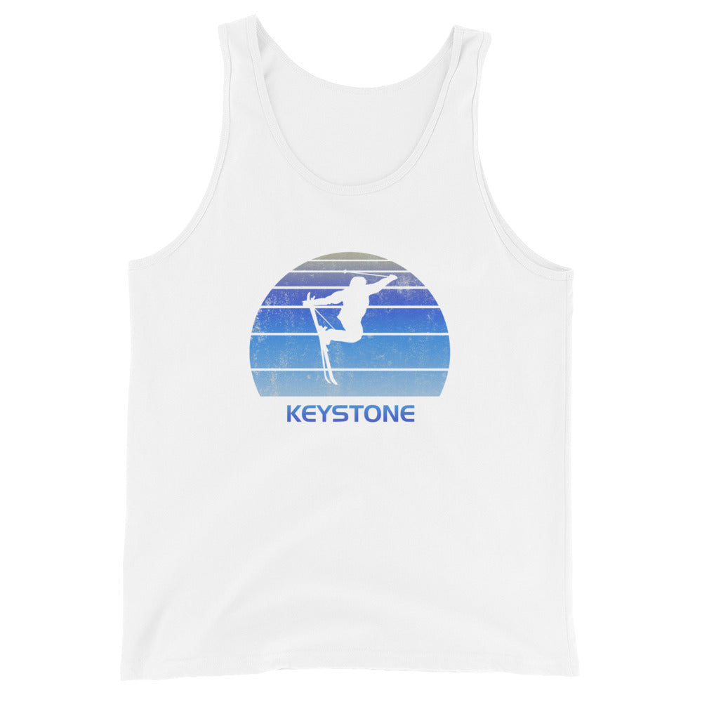 Retro Keystone Colorado Ski Fan Skier Gift Skiing Vintage Cool Unisex Tank Top