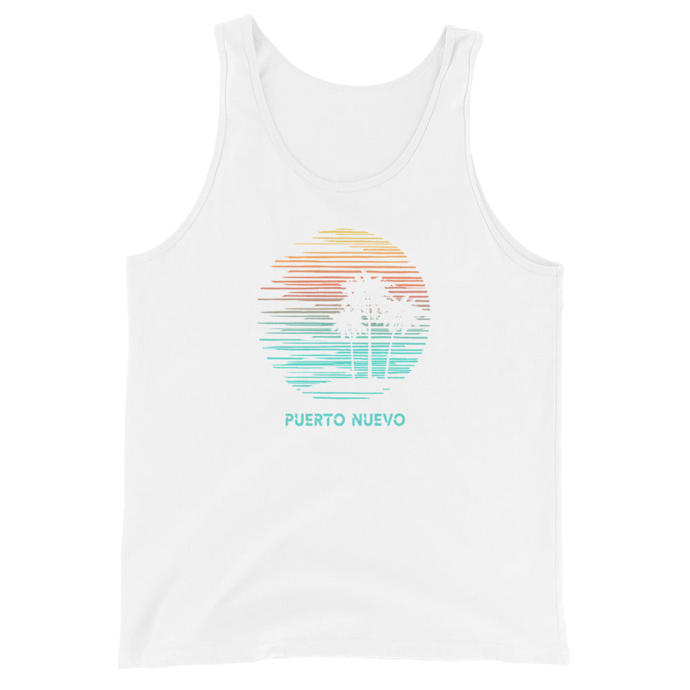 Puerto Nuevo Mexico Cool Souvenir Vacation Artistic Unisex Tank Top