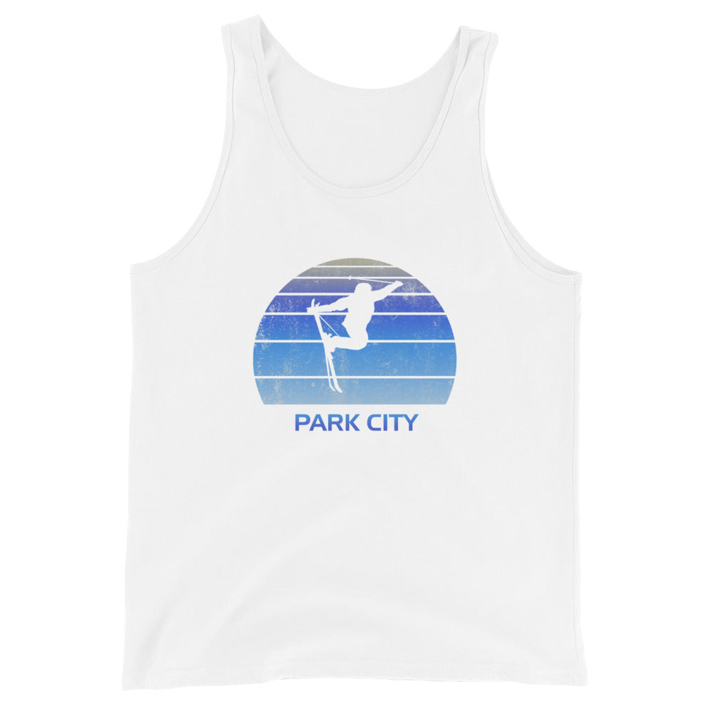 Retro Park City Utah Ski Fan Skier Gift Skiing Vintage Cool Unisex Tank Top