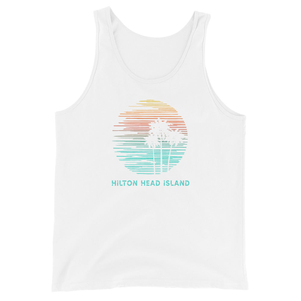 Hilton Head Island South Carolina Unisex Tank Top Cool Souvenir Vacation Artistic