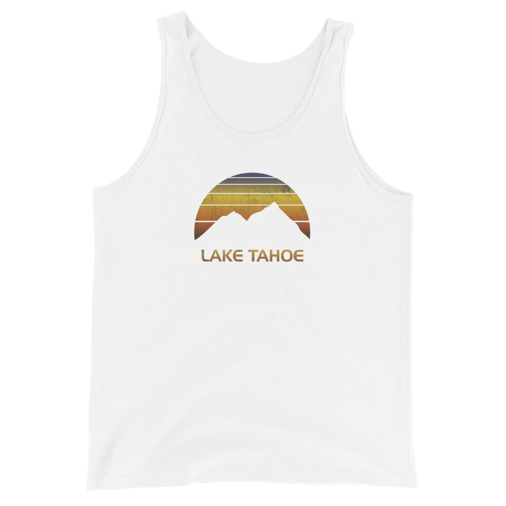 Retro Lake Tahoe California Unisex Tank Top