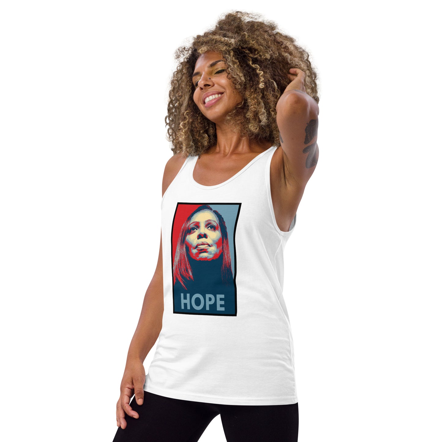 Letitia James Unisex Tank Top Politics Anti Trump Political Democrats