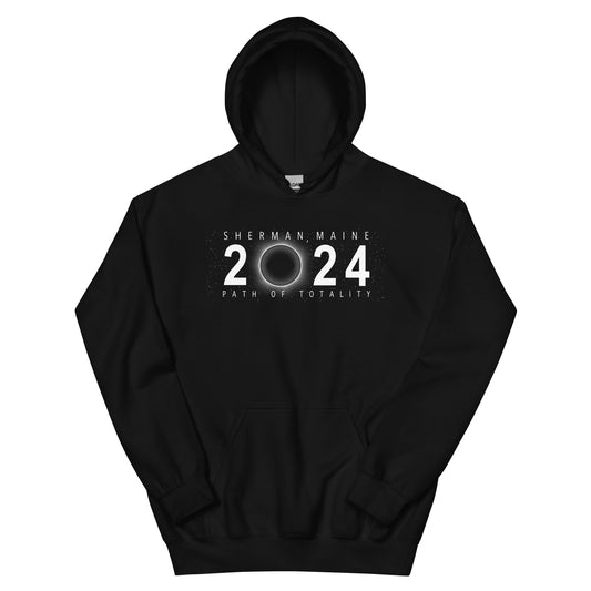 Solar Eclipse Sherman Maine April 8 2024 Unisex Hoodie Top Sweatshirt