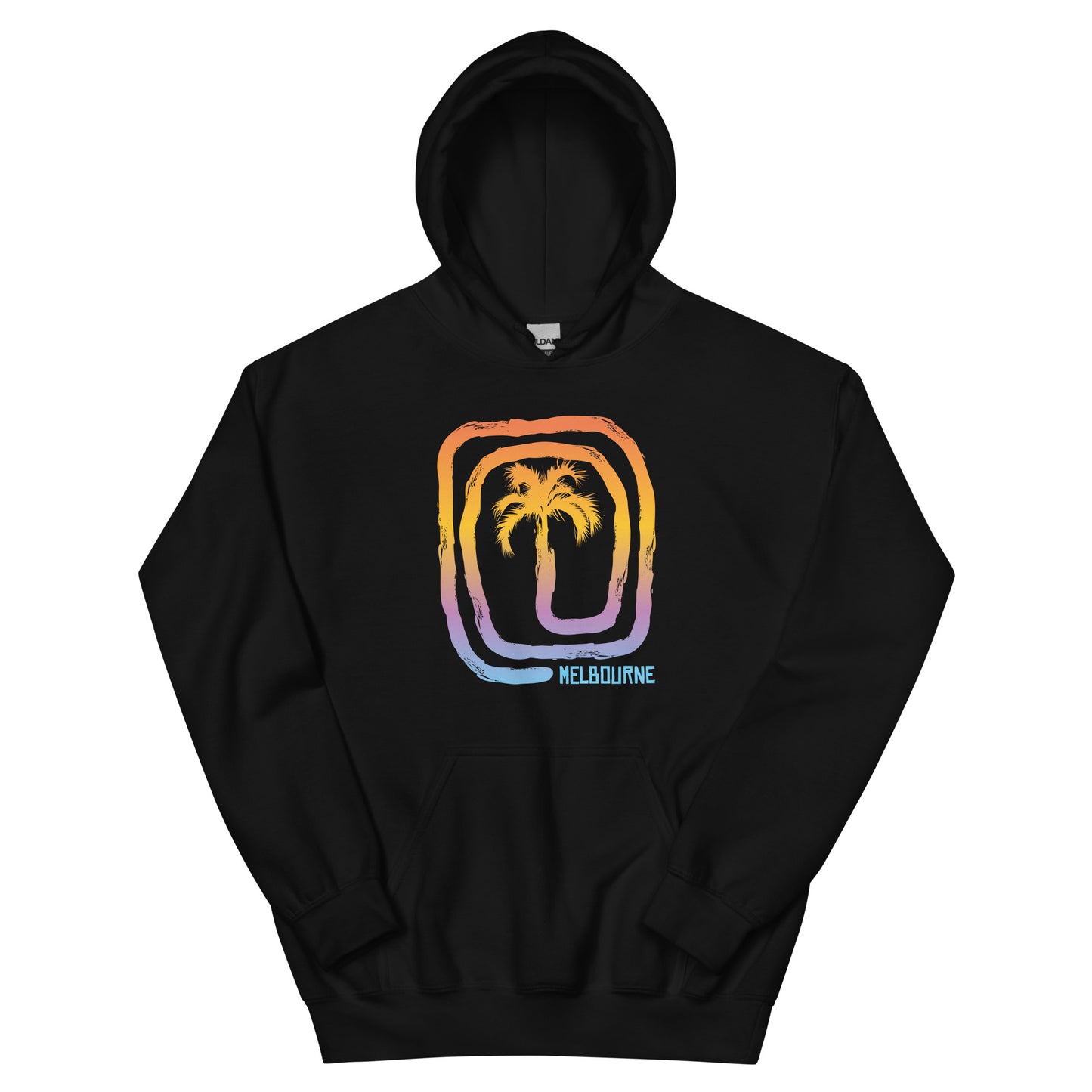 Cool Melbourne Australia Palm Tree Souvenir Vacation Unisex Hoodie Top Sweatshirt