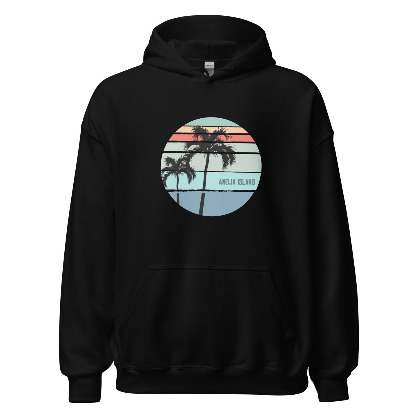 Amelia Island Florida Artistic Vacation Souvenir Unisex Hoodie Top Sweatshirt