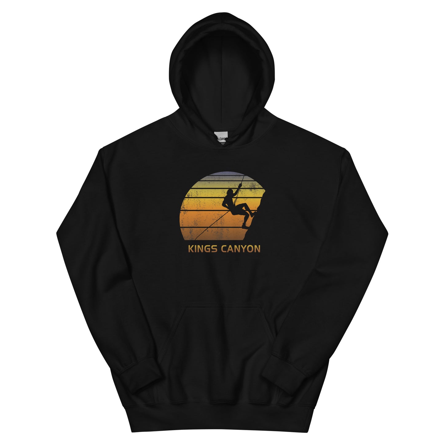 Retro Kings Canyon California Rock Climbing Fan Bouldering Climber Unisex Hoodie Top Sweatshirt