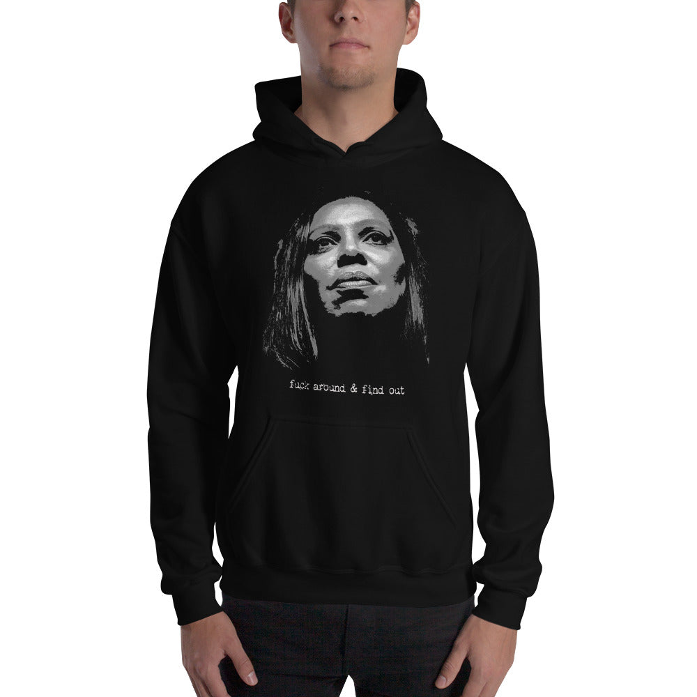 Letitia James Unisex Hoodie Top Sweatshirt Funny Politics Anti Trump Political Democrats