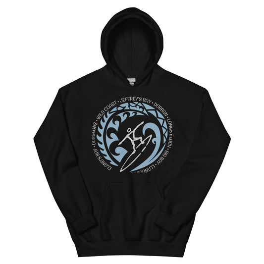 South Africa Beach Surfer Unisex Hoodie Top Sweatshirt Vintage Surfing Fan Lover