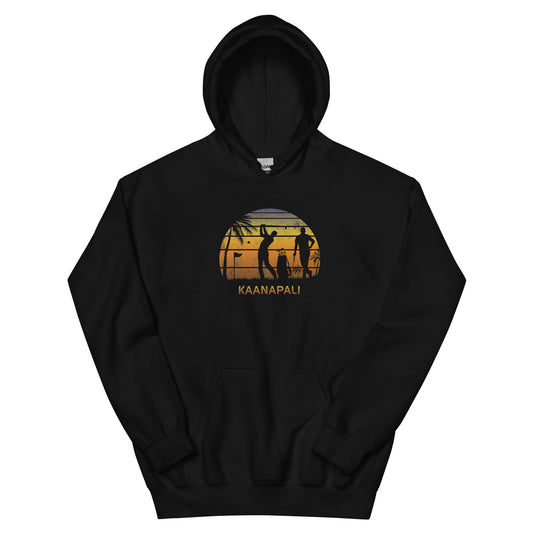 Retro Kaanapali Maui Hawaii Golf Golfing Fan Golfer Gift Unisex Hoodie Top Sweatshirt