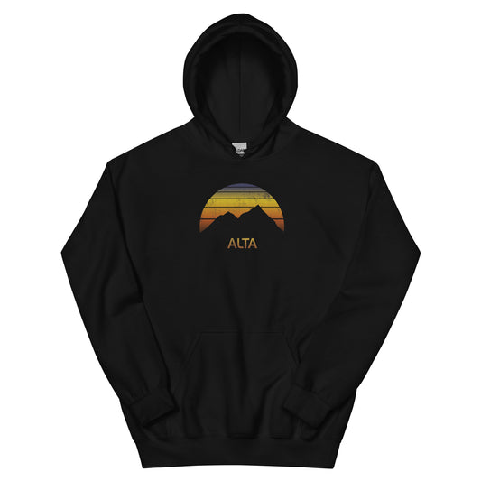 Retro Alta Utah Unisex Hoodie Top Sweatshirt Ski Snowboard Skier Fan Retro