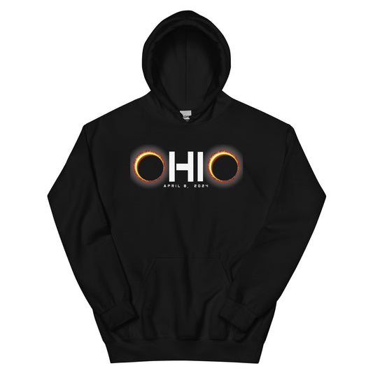 Ohio 2024 Eclipse Souvenir April 8 Unisex Hoodie Top Sweatshirt