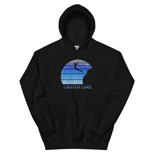 Crater Lake Oregon Cliff Diving Fan Unisex Hoodie Top Sweatshirt