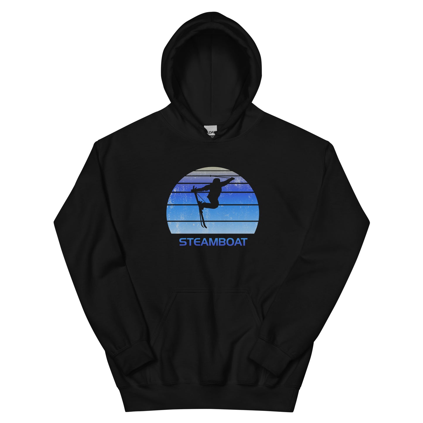 Retro Steamboat Colorado Ski Fan Skier Gift Skiing Vintage Cool Unisex Hoodie Top Sweatshirt