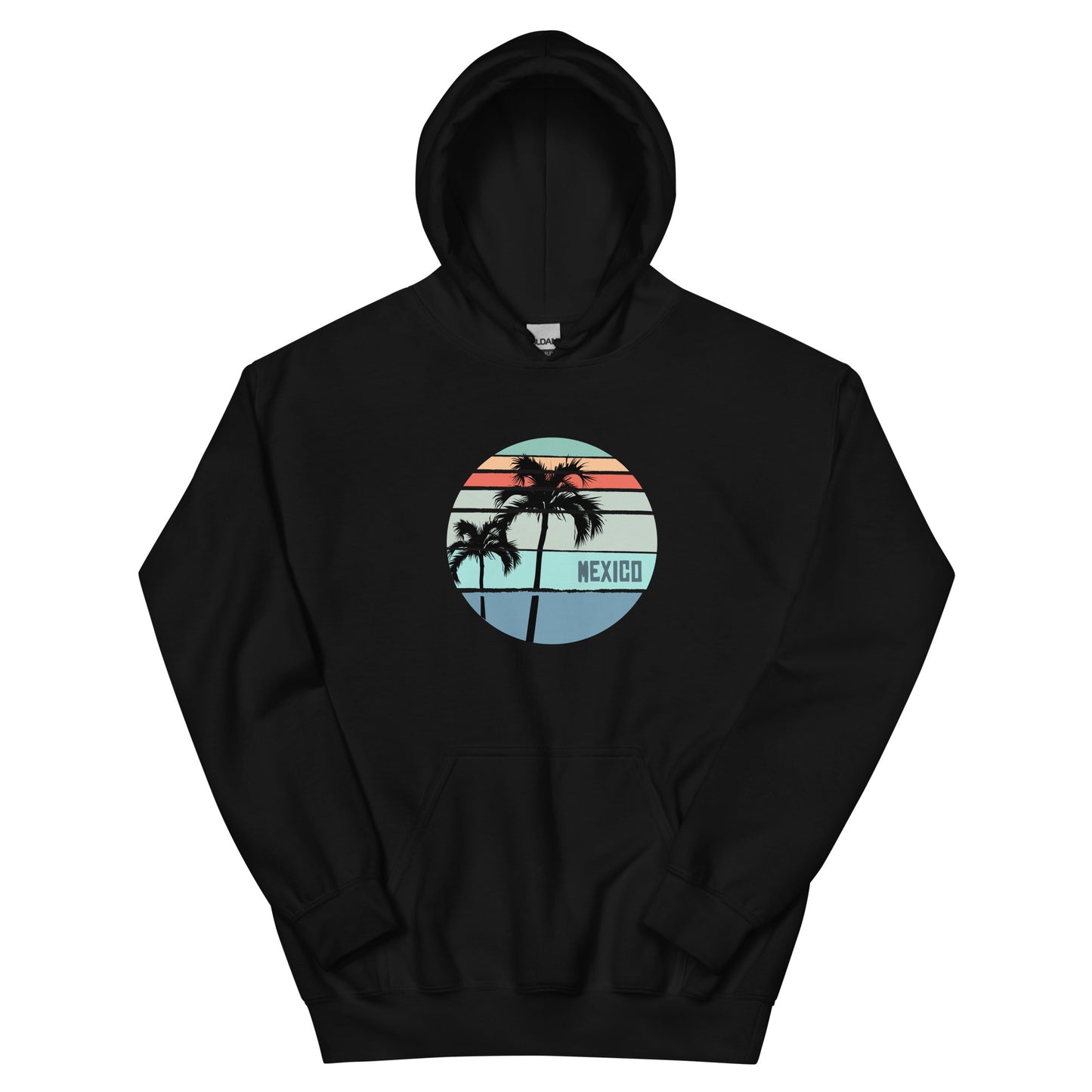 Cool Mexico Palm Tree Vacation Souvenir Artistic Unisex Hoodie Top Sweatshirt