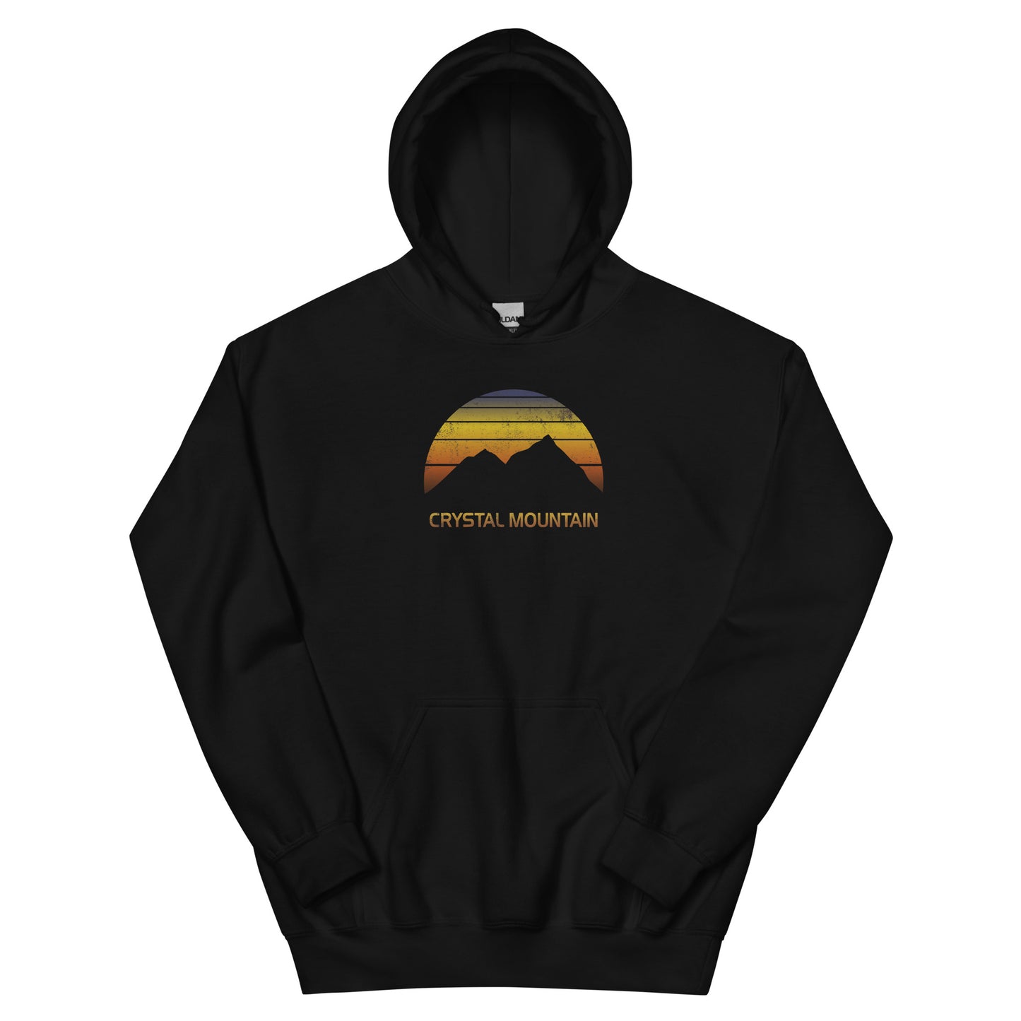 Retro Crystal Mountain Gift Unisex Hoodie Top Sweatshirt