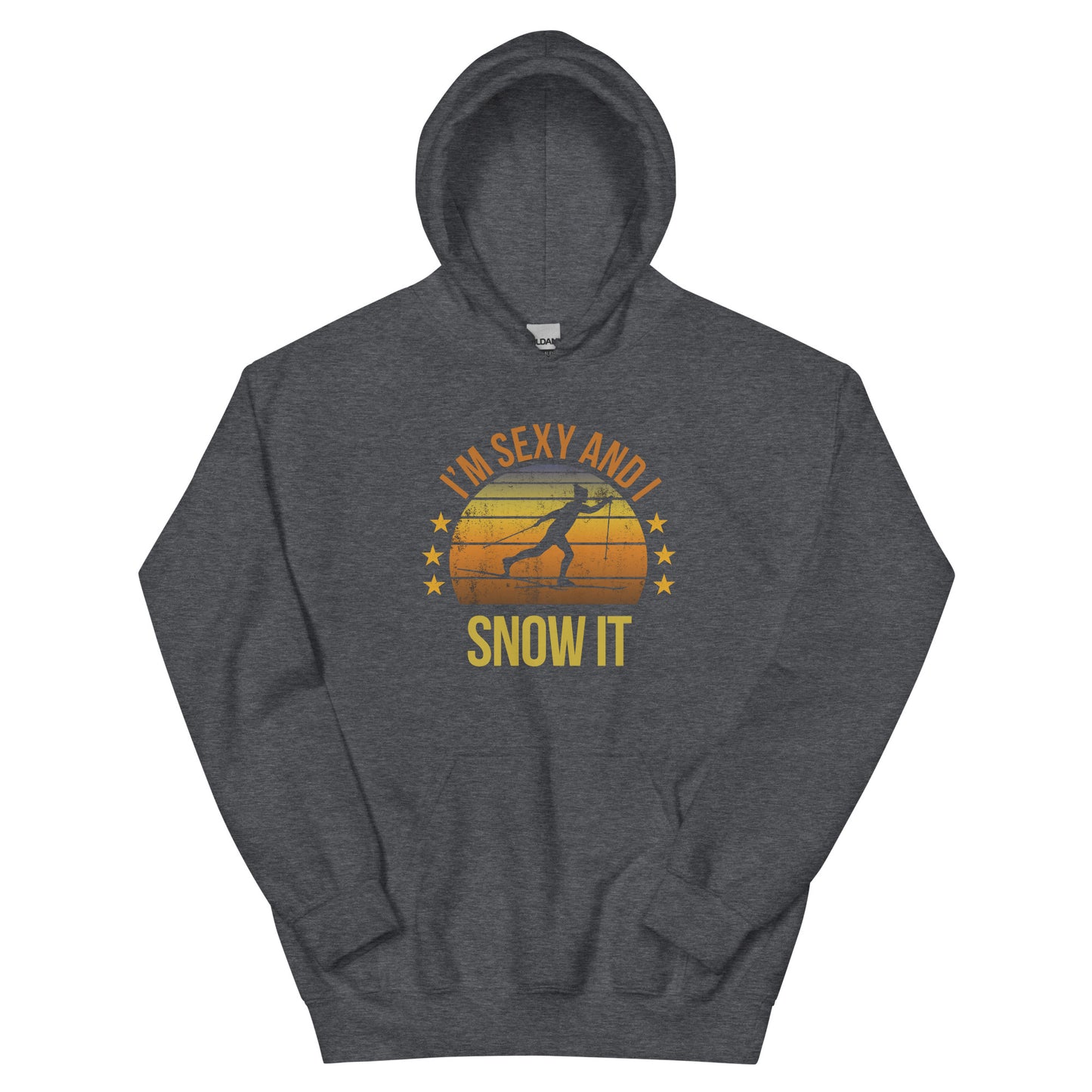 Funny Cross Country Unisex Hoodie Top Sweatshirt Female Skiing Fan Skier Ski Lover Quote Joke