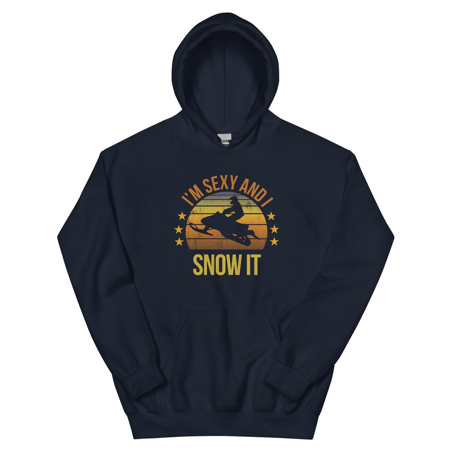 Funny Snow Mobile Fan Snowmobile Quote Joke Sarcastic Phrase Unisex Hoodie Top Sweatshirt