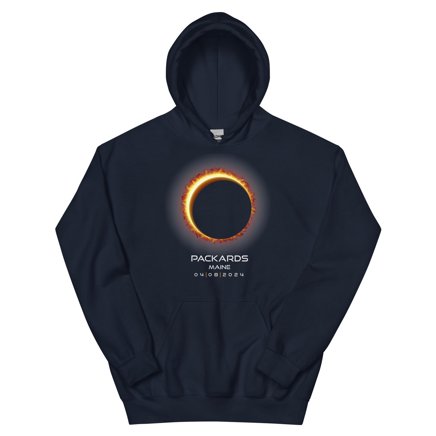 2024 Packards Maine Eclipse Memento Souvenir April 8 Solar Unisex Hoodie Top Sweatshirt