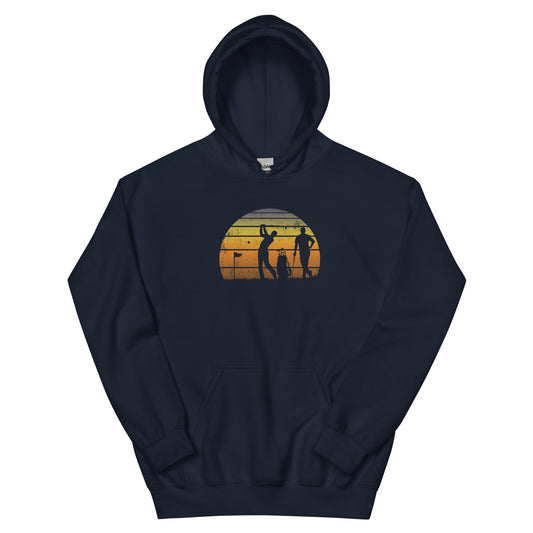 Retro Golf Golfing Fan Golfer Unisex Hoodie Top Sweatshirt