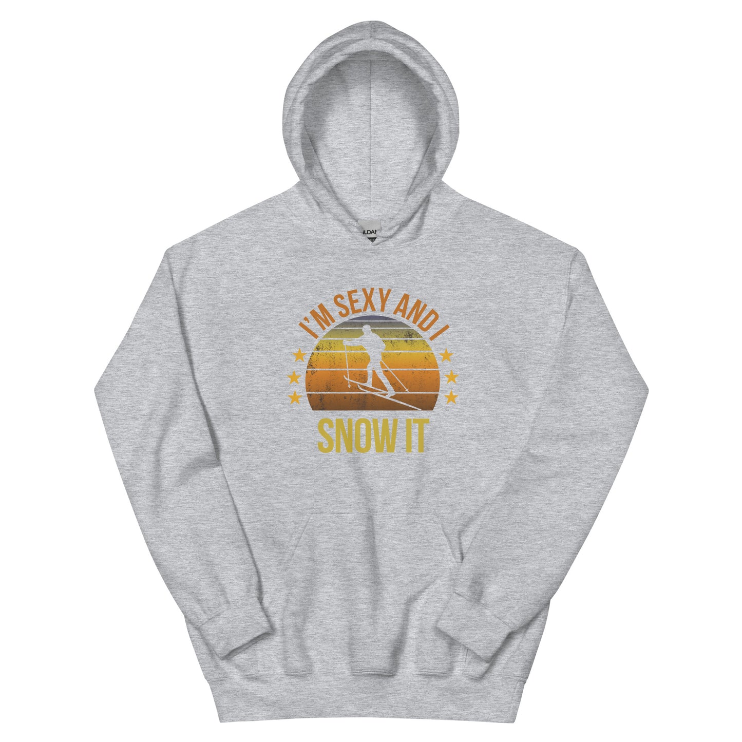 Funny Cross Country Skiing Fan Skier Ski Lover Quote Joke Sarcastic Unisex Hoodie Top Sweatshirt