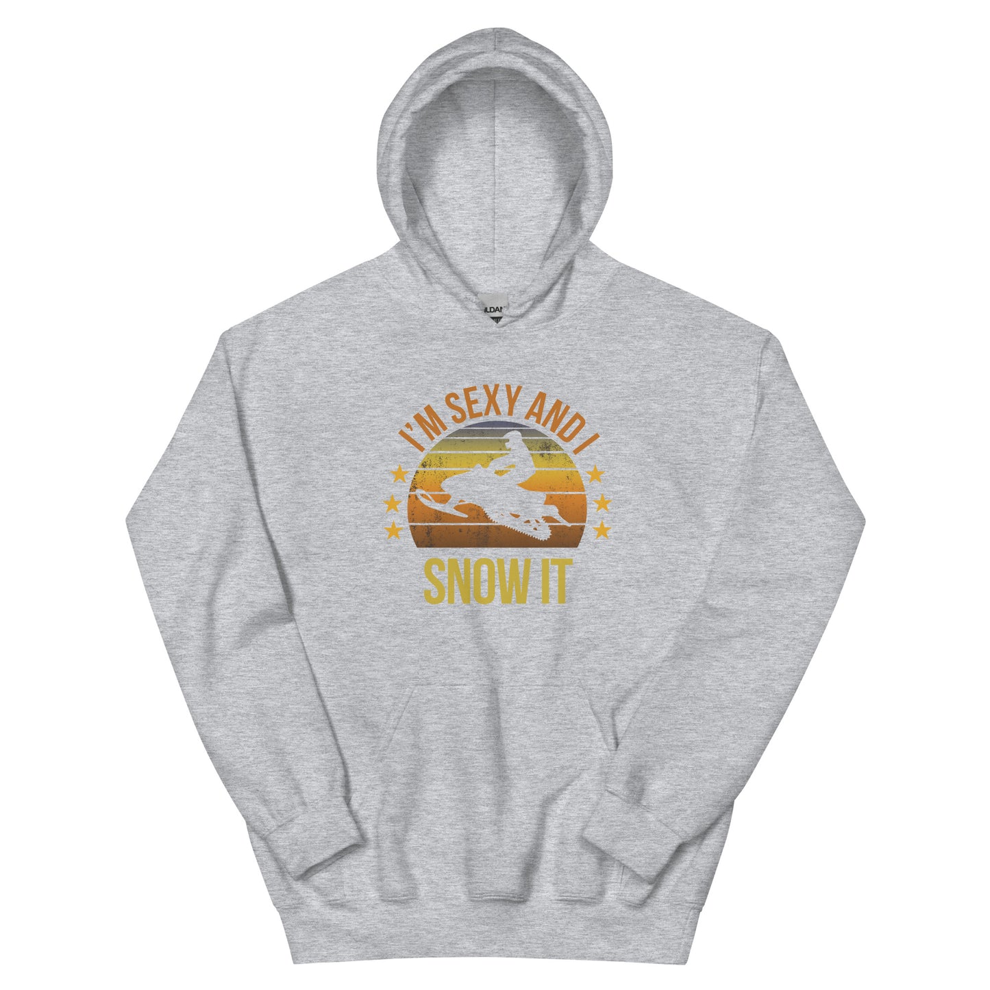 Funny Snow Mobile Fan Snowmobile Quote Joke Sarcastic Phrase Unisex Hoodie Top Sweatshirt