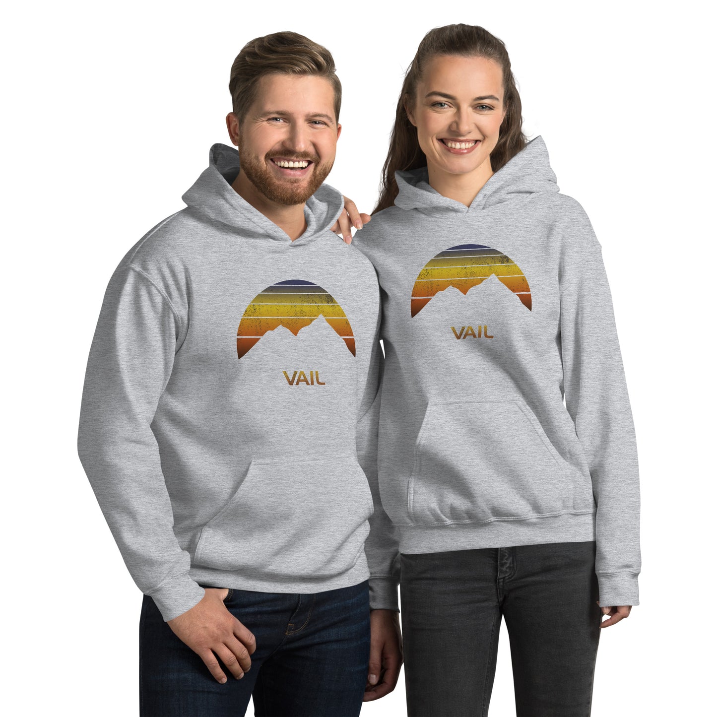 Retro Vail Colorado Ski Snowboard Skier Fan Retro Unisex Hoodie Top Sweatshirt