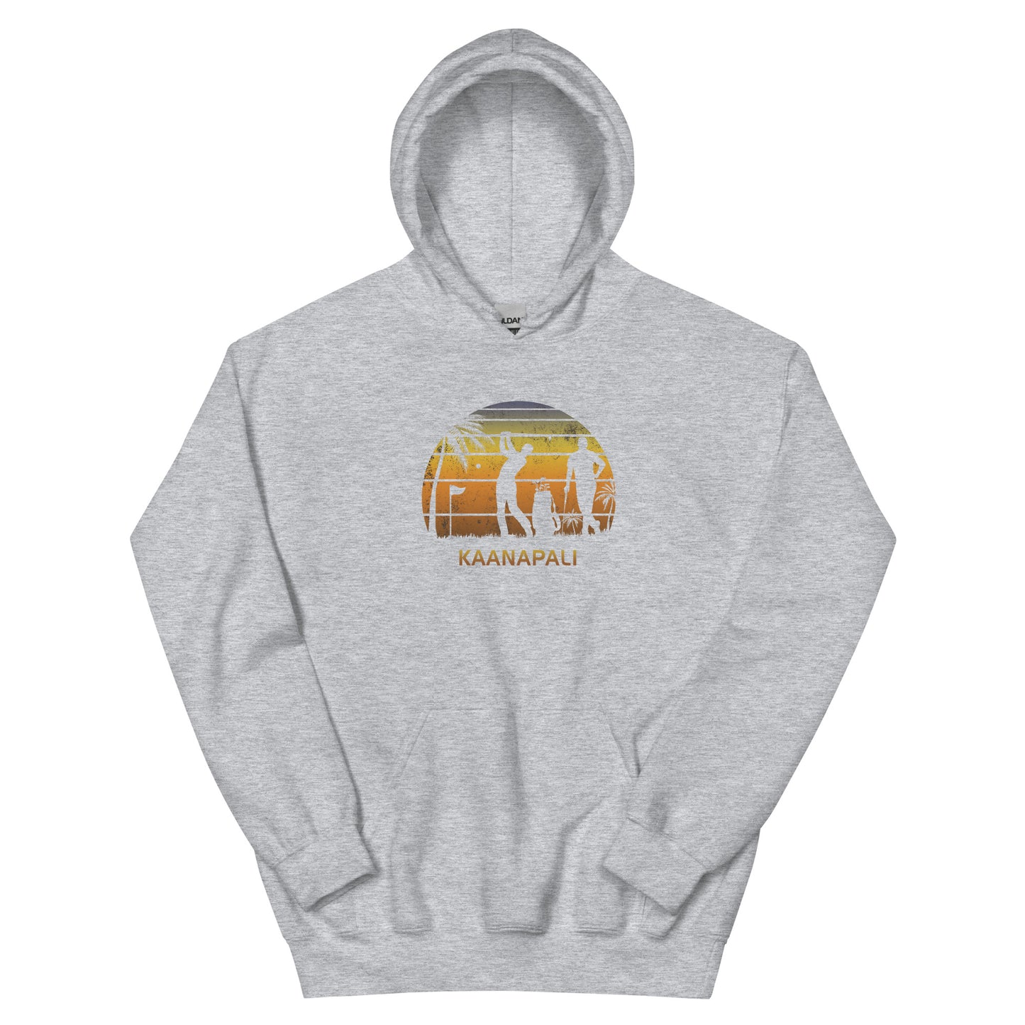 Retro Kaanapali Maui Hawaii Golf Golfing Fan Golfer Gift Unisex Hoodie Top Sweatshirt