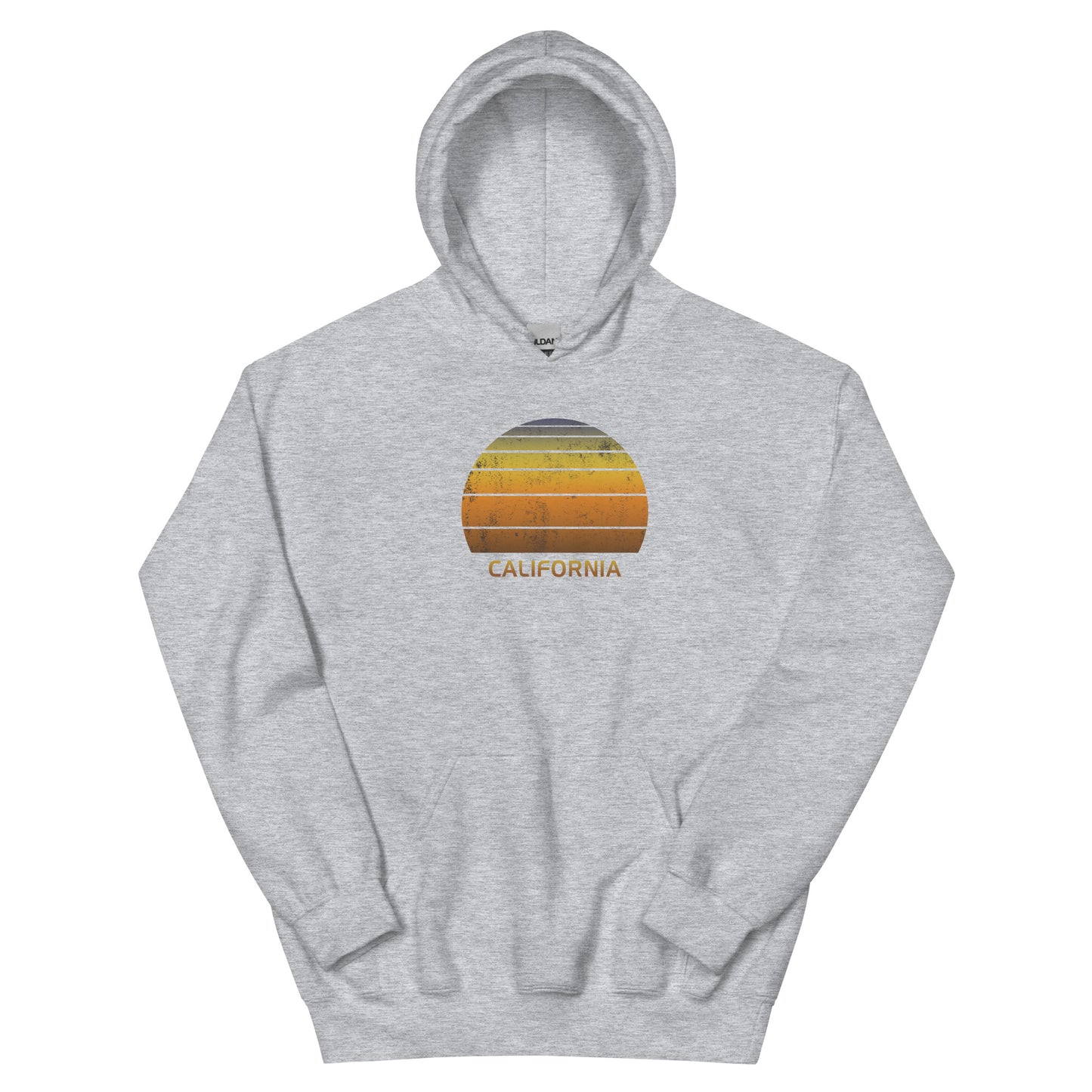 Retro California Vintage Sunset Vacation Souvenir Unisex Hoodie Top Sweatshirt