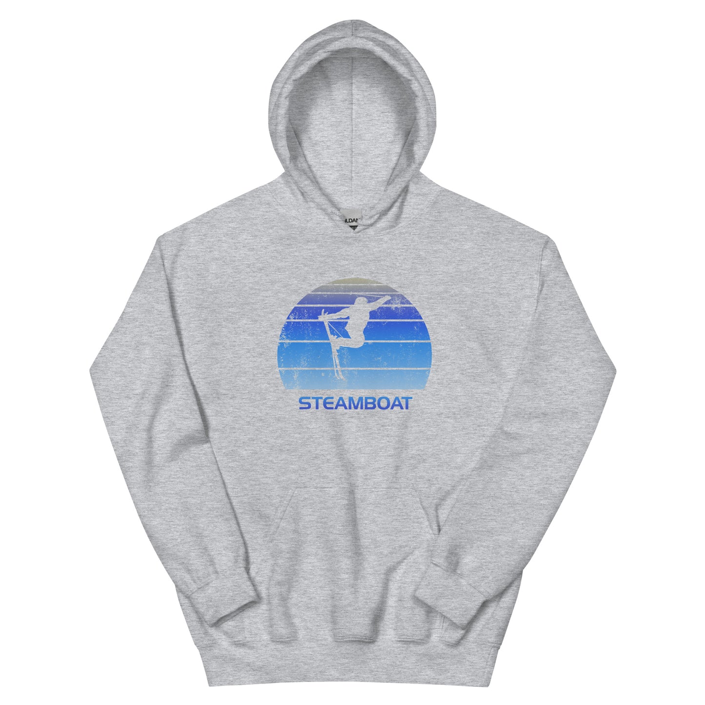 Retro Steamboat Colorado Ski Fan Skier Gift Skiing Vintage Cool Unisex Hoodie Top Sweatshirt