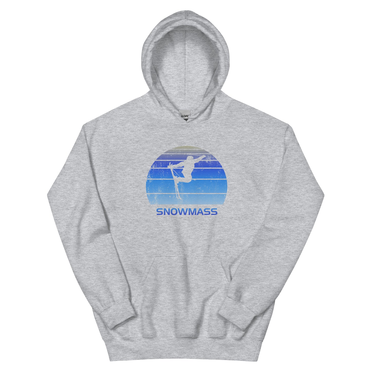 Retro Snowmass Colorado Ski Fan Skier Skiing Vintage Cool Unisex Hoodie Top Sweatshirt