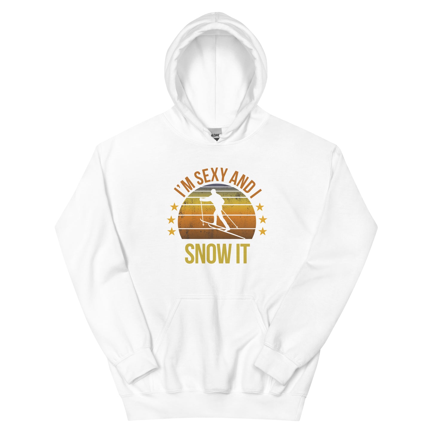 Funny Cross Country Skiing Fan Skier Ski Lover Quote Joke Sarcastic Unisex Hoodie Top Sweatshirt