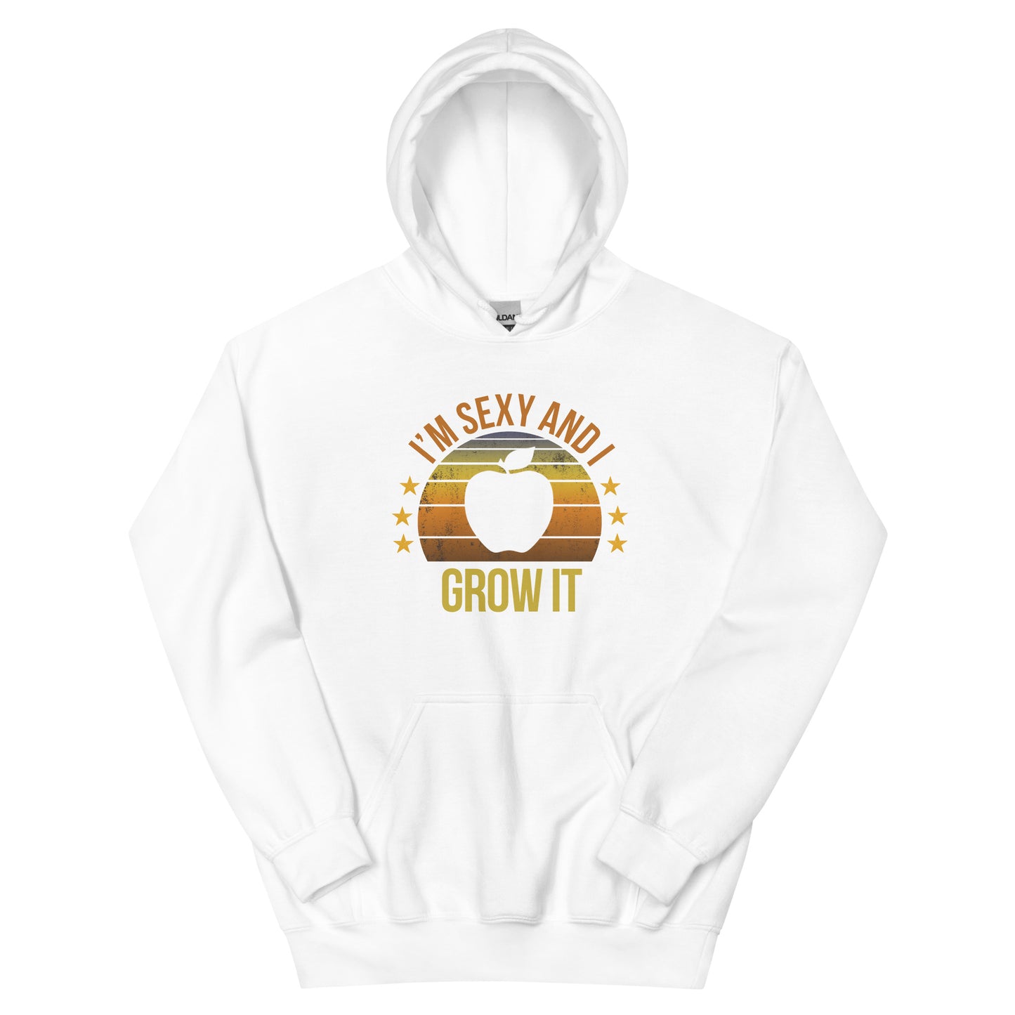 Funny Apple Farmer Farming Fan Quote Joke Sarcastic Phrase Unisex Hoodie Top Sweatshirt