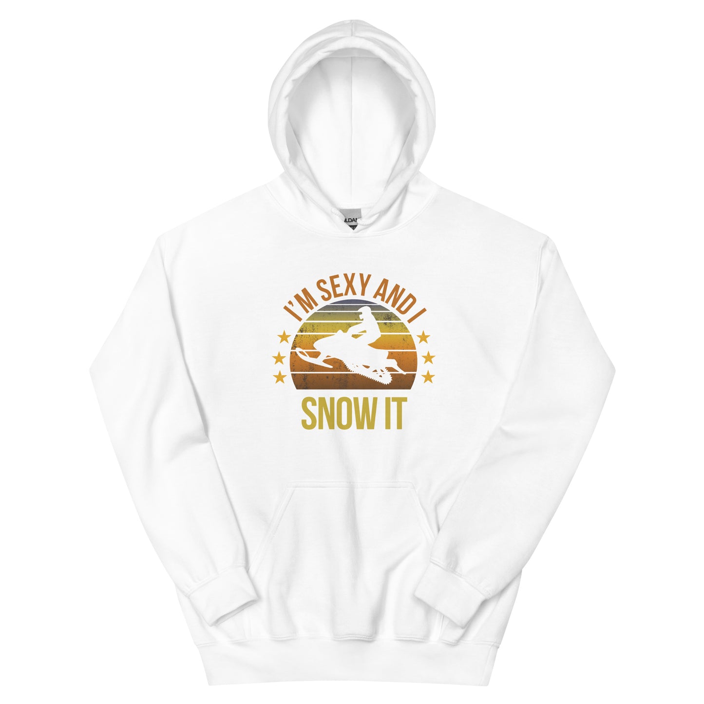 Funny Snow Mobile Fan Snowmobile Quote Joke Sarcastic Phrase Unisex Hoodie Top Sweatshirt