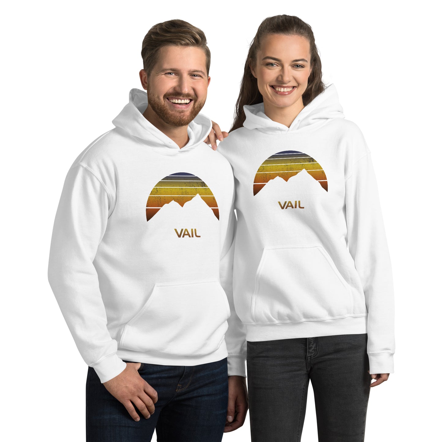 Retro Vail Colorado Ski Snowboard Skier Fan Retro Unisex Hoodie Top Sweatshirt