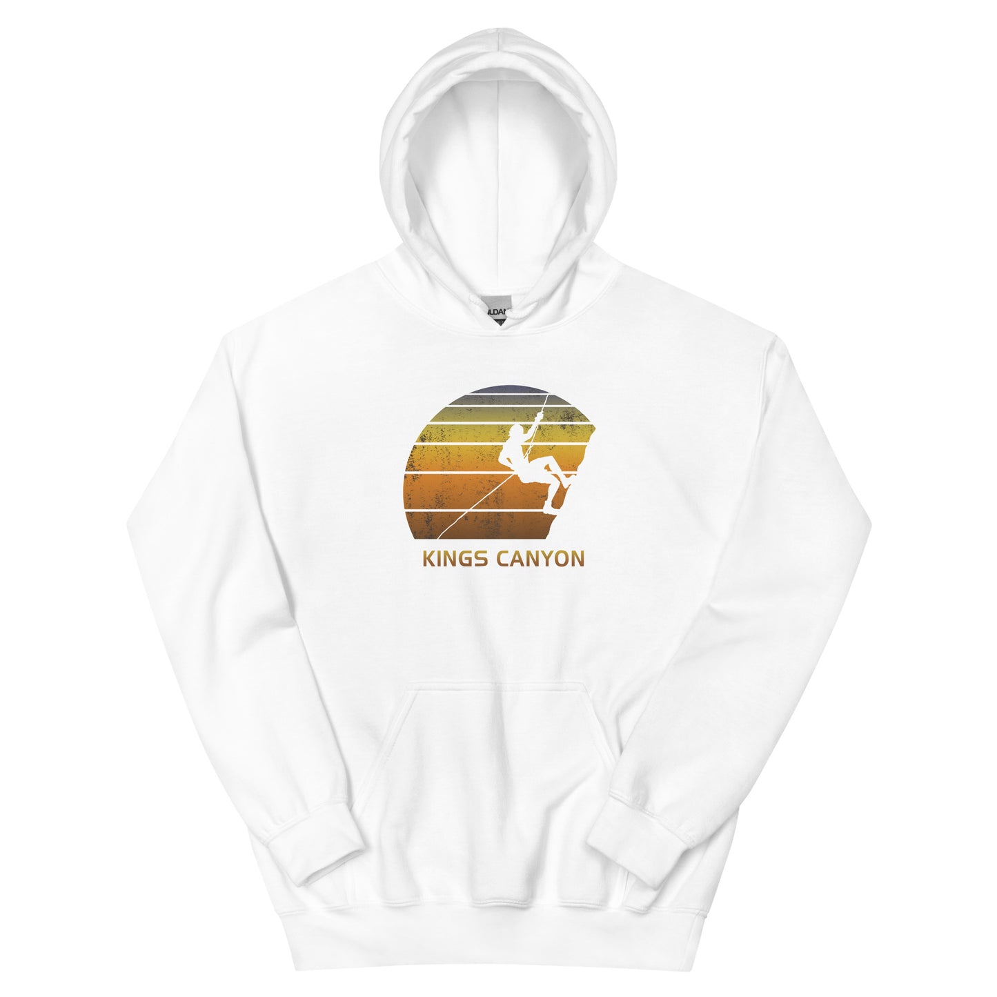 Retro Kings Canyon California Rock Climbing Fan Bouldering Climber Unisex Hoodie Top Sweatshirt