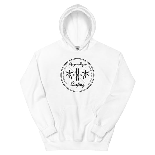 Retro Mozambique Africa Beach Surfing Fan Vacation Souvenir Unisex Hoodie Top Sweatshirt