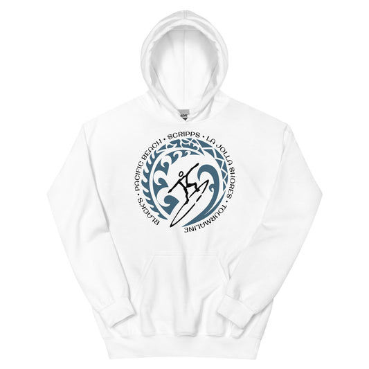 San Diego California Unisex Hoodie Top Sweatshirt Vintage Surfing Fan Lover