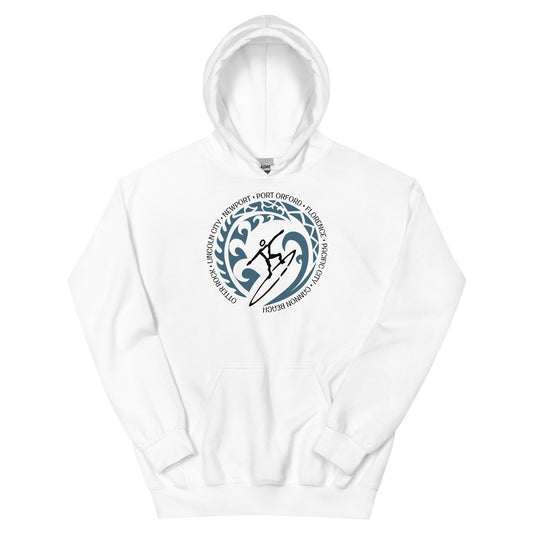 Oregon Beach Coast Unisex Hoodie Top Sweatshirt Vintage Surfing Fan Lover