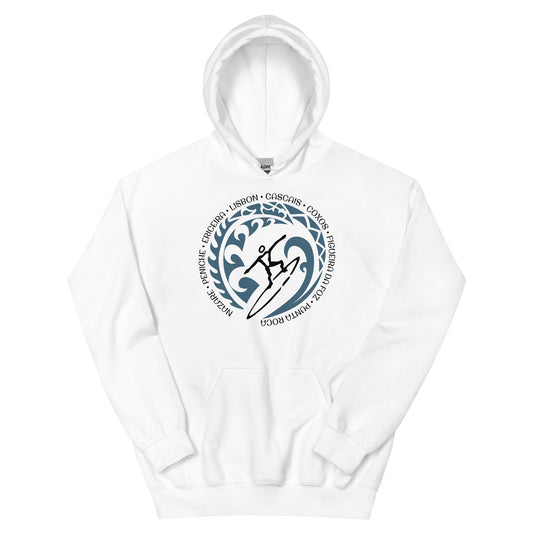Portugal Portuguese Beach Unisex Hoodie Top Sweatshirt Vintage Surfing Fan Lover