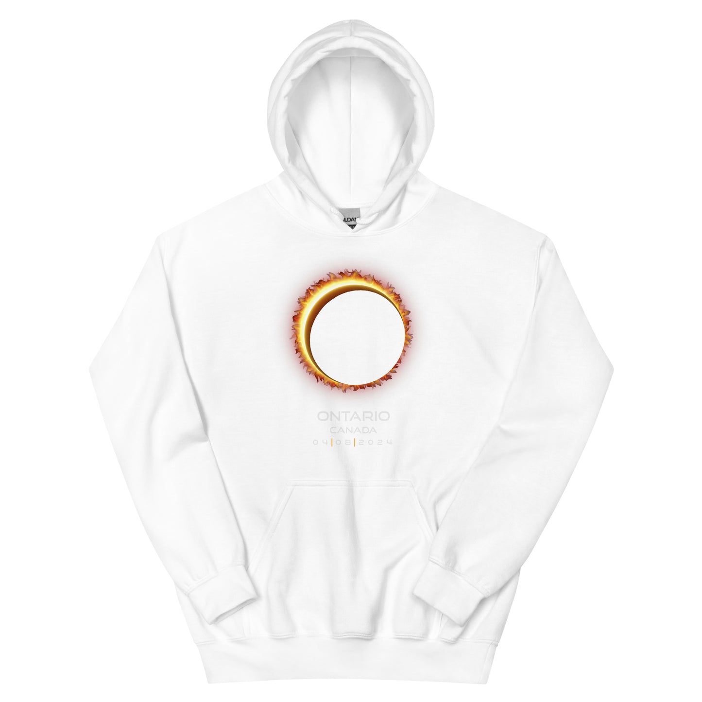 2024 Ontario Canada Eclipse Memento Souvenir April 8 Solar Unisex Hoodie Top Sweatshirt