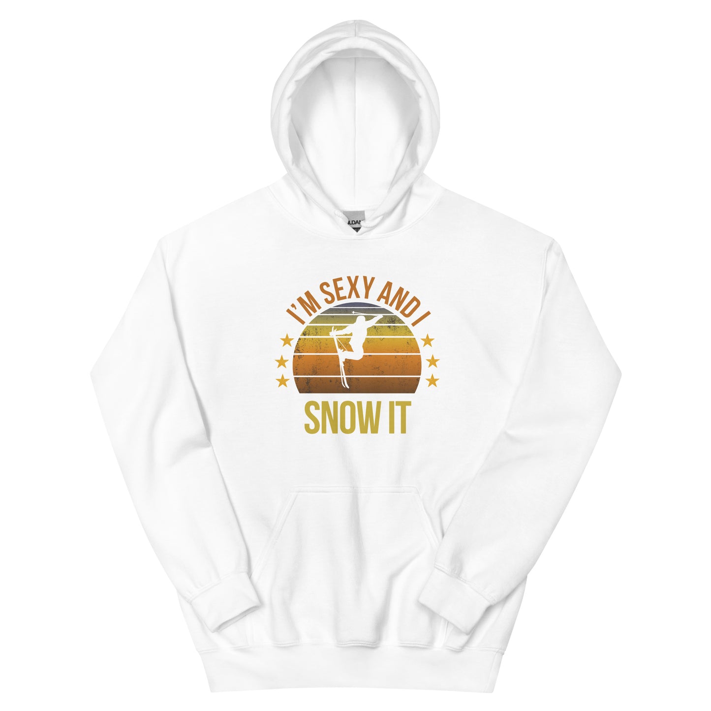 Funny Skiing Fan Skier Ski Lover Quote Joke Sarcastic Phrase Unisex Hoodie Top Sweatshirt